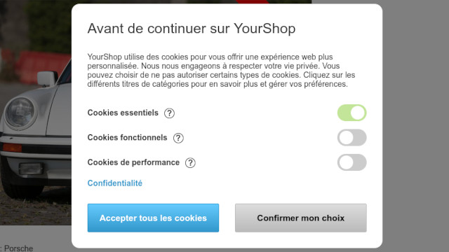Cookie Pop-up