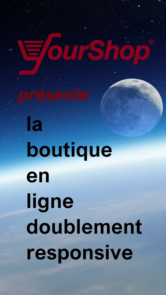 Boutique en ligne doublement responsive